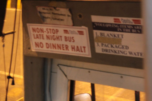 indian bus, bus in india sign, bus sign in india