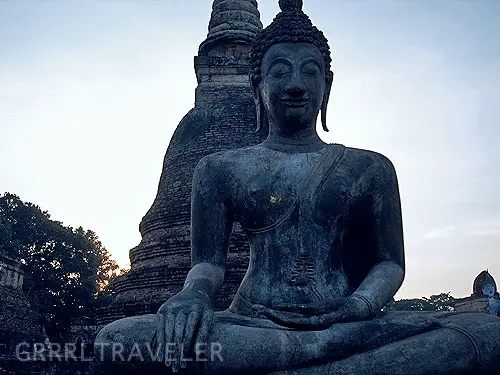 sukhothai park thailand, old sukhothai, thai wats, famous thai wats, famous temples thailand