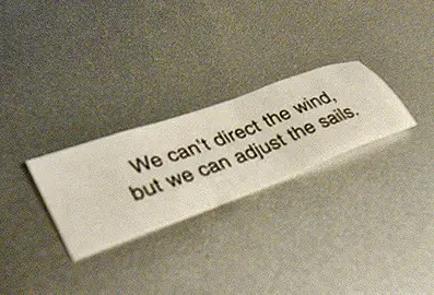 Fortune Cookie saying