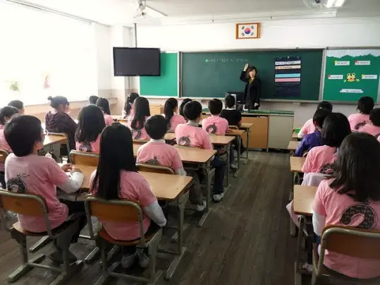 Korea's model schools, PCs in Korean, workplace computers in Korea, teaching English in Korea, what is it like teaching English in Korea, teaching schedule in Korea, English lesson plans in Korea