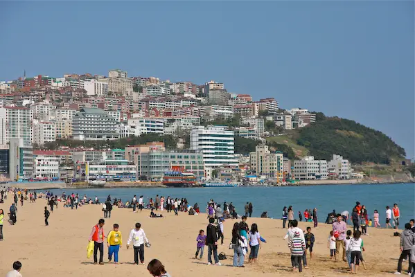 haeundae beach, busan tourism, travel busan, 