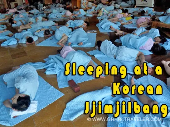 sleeping at a korean jjimjilbang, haeundae beach spa busan, best jjimjilbangs in busan