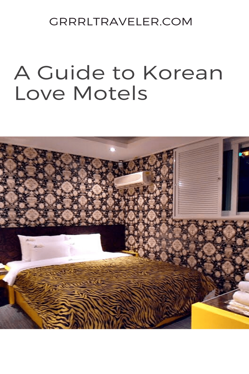 A guide to korean love motels