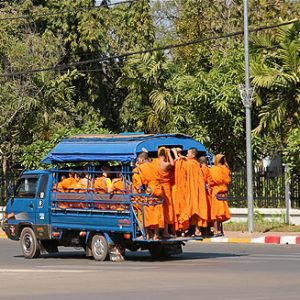 Laos monks