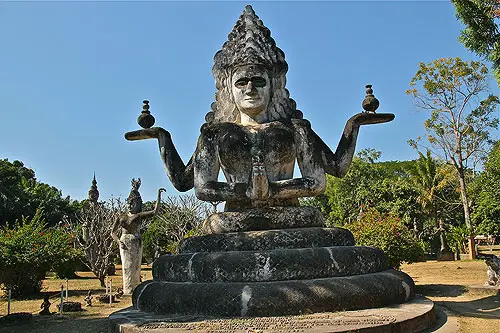 Medusa statue, Buddha Park Vientiane