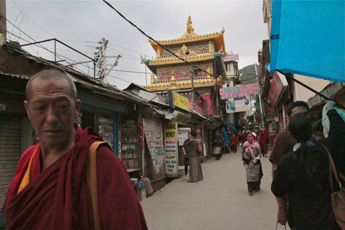 McLeod Ganj's Main Square of Jogiwara