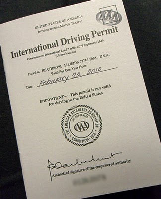 International Driver's Permit, idp