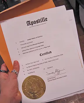 an apostille diploma photo