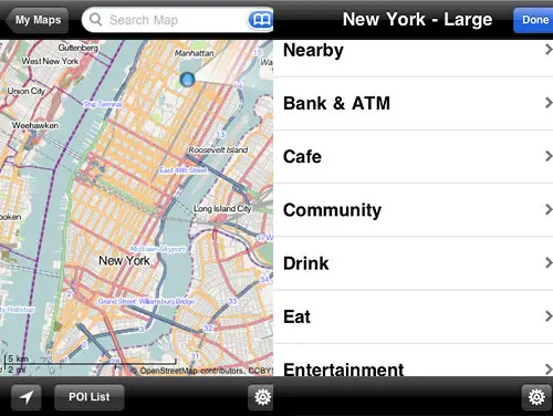 citymaps2go app