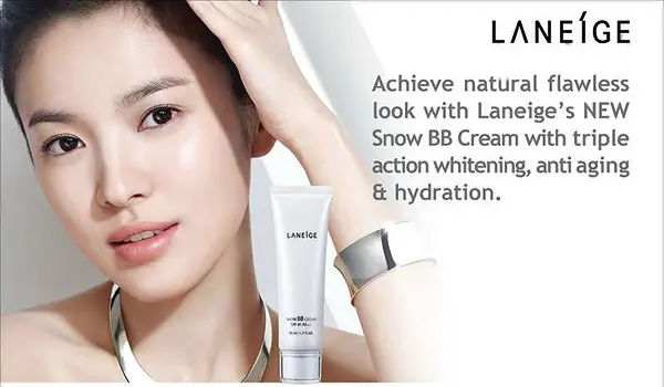 song hye gyo bb cream, whitening products