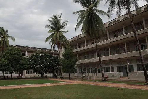 phnom penhs genocide museum grounds
