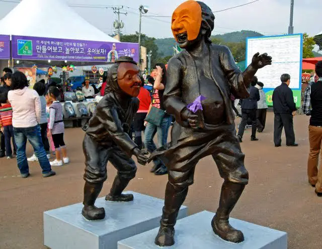 Andong Maskdance festival, korean theater