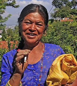 Chobhar Village worker lady