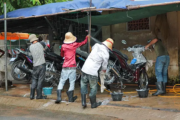 motorcycle wash
