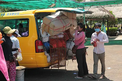 Cambodian minibus