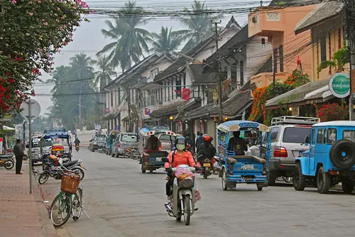 luang prabang main street, what to see and do in luang prabang, top attractions in luang prabang