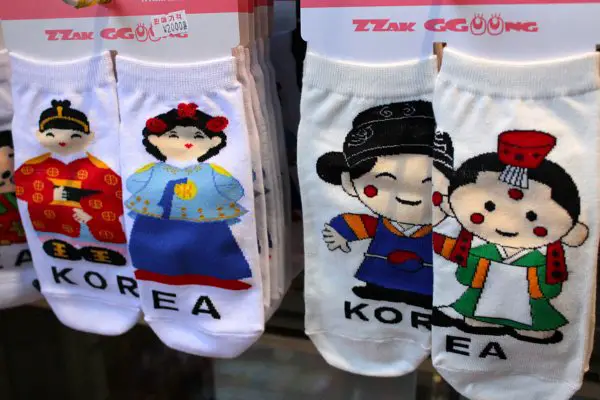 cute korean socks, oppa socks in korea, where to buy korea souvenirs, where to buy korean socks