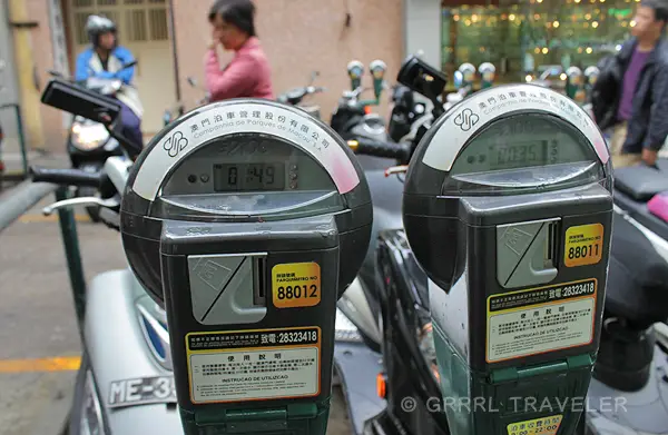 macau bike parking, motorcycle parking in Asia
