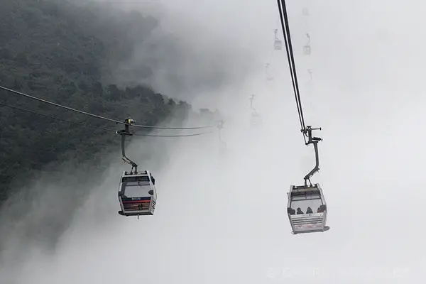 cable car ride to lantau island, hong kong cable car, top attractions in hong kong