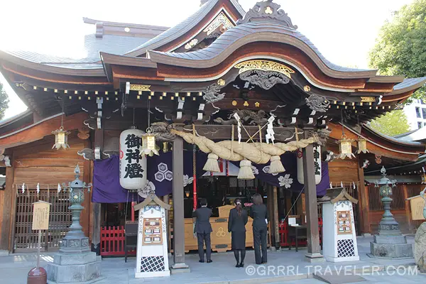 kushida shrine, kushida shrine temple, fukuoka attractions, japanese temples