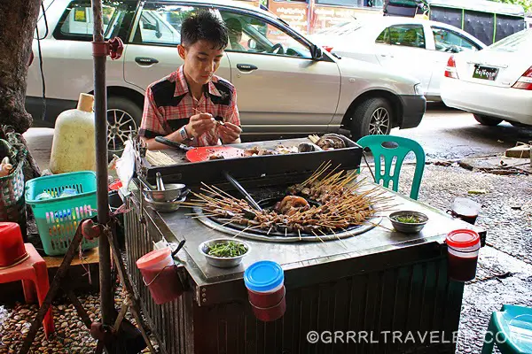 street foods in Asia, street food in Myanmar, Burmese street food