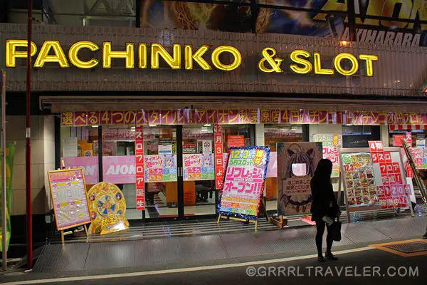 Pachinko and slots Akihabara tokyo