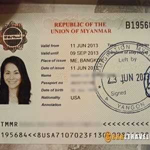 myanmar visa, burma visa GRRRLTRAVELER