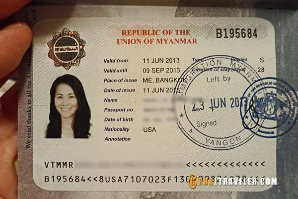 myanmar visa, burma visa GRRRLTRAVELER, how to get a myanmar visa in bangkok, getting a burmese visa in bangkok, getting a myanmar visa in bangkok