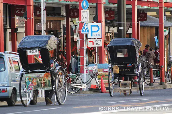 japan rickshaws