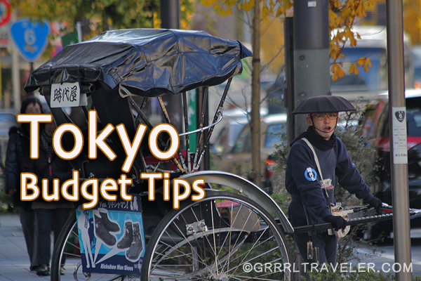 tokyo budget tips, japanese rickshaw