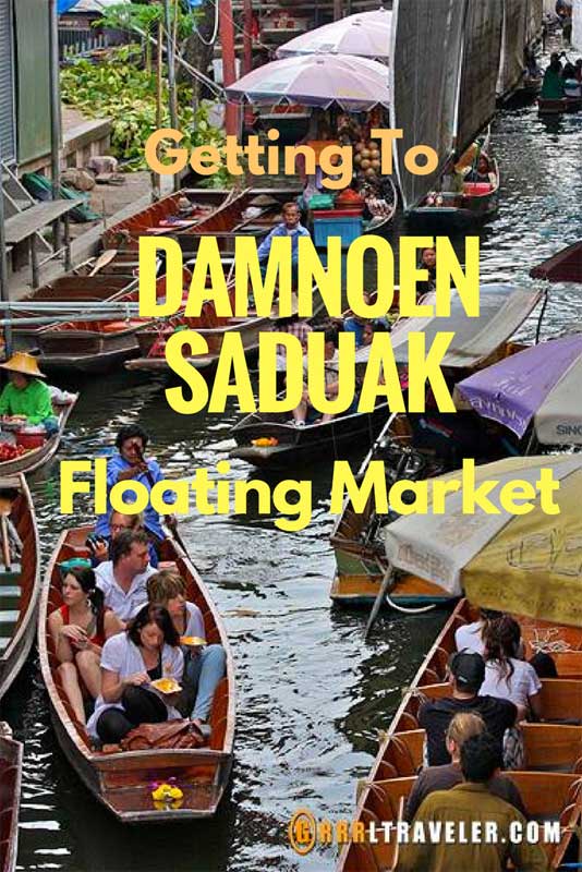 Getting to Damnoen Saduak Floating Market, damnoen saduak floating market, floating markets thailand