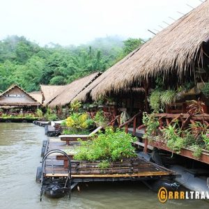 river kwai floating hotel, thailand floatel, kanchanaburi hotel, best kanchanaburi hotels, thailand floating hotel