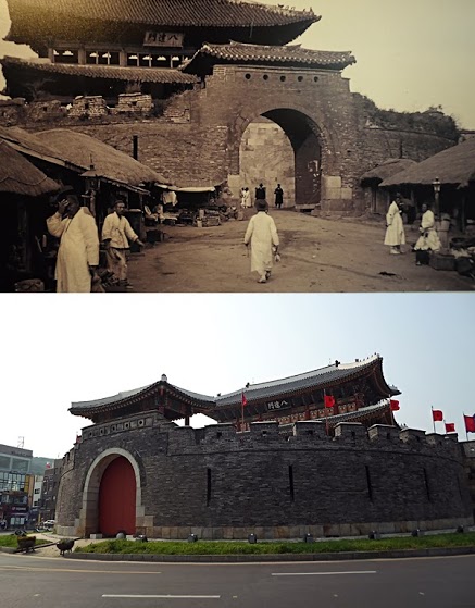 suwon fortress historical photos, suwon hwaseong fortress korea, joseon dynasty