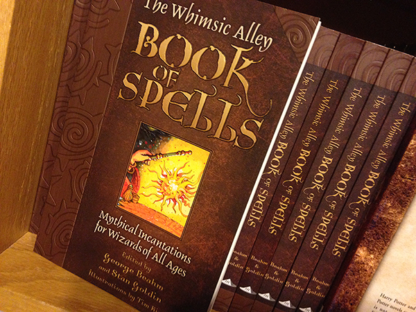 book of spells, harry potter book of spells, Whimsic Alley, harry potter store los angeles