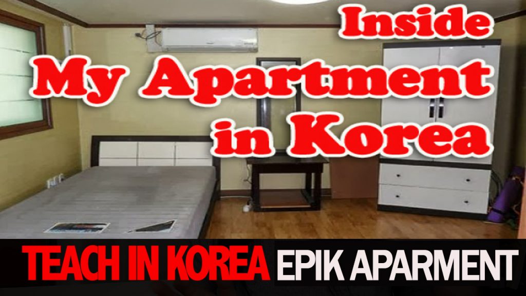 korean apartment tour, teach in korea, epik apartment korea