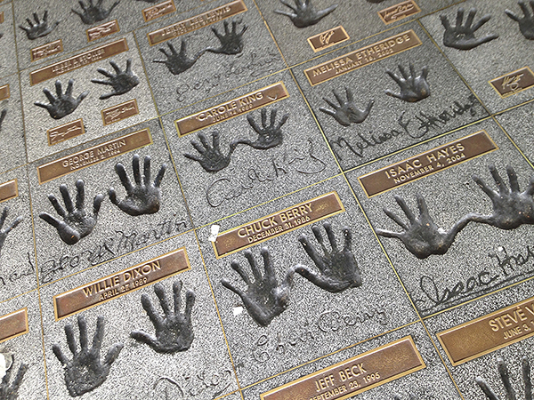 Hollywood Rock of Fame, guitar center los angeles