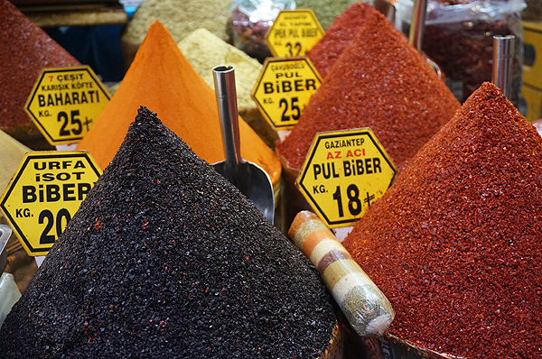 Turkish Spices, Spice Bazaar istanbul