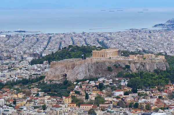 things to do in athens, athens travel guide, view of parthenon, view from mount lycabettus