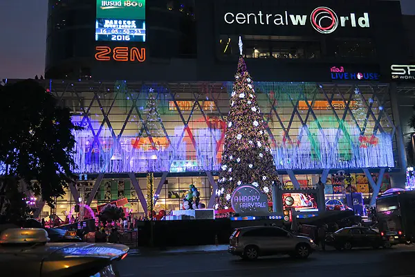 Christmas in Bangkok, christmas at central world, nye at central world