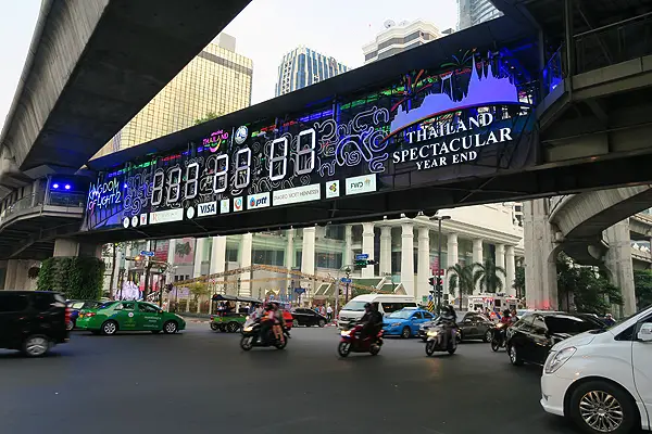 countdown clock in bangkok