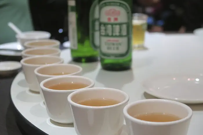 taiwanese beer and tea