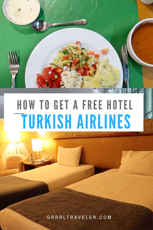 HOW TO GET A FREE HOTEL TURKISH AIRLINES