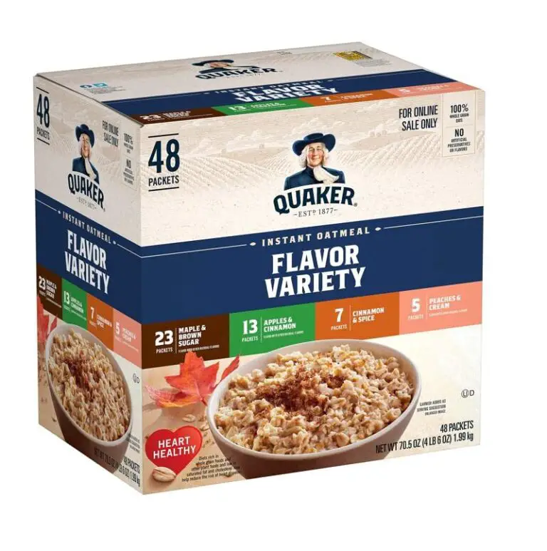 quaker instant oatmeal for travel