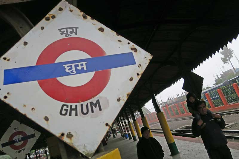 ghoom station, toy train Darjeeling