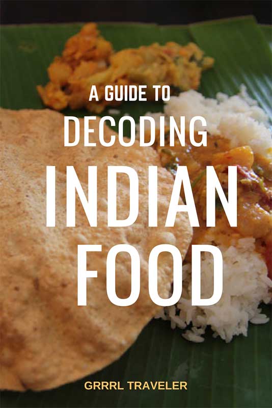 decoding indian food, guide to indian food