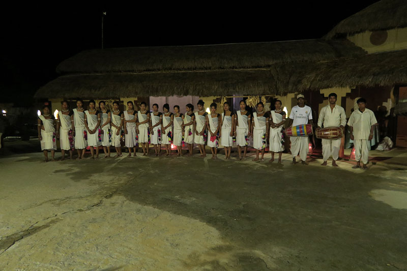 Tharu village performance chitwan