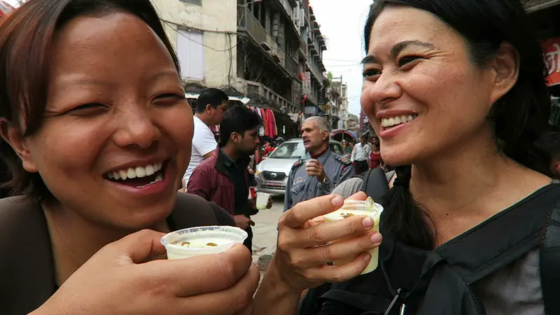 Food tour Kathmandu, best lassi kathmandu, thamel lassi shop