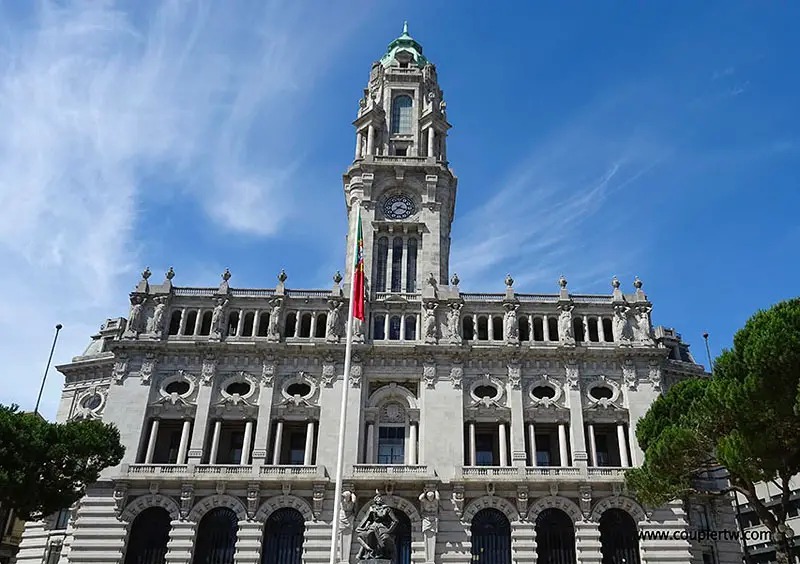 best things to do porto, porto portugal, porto travel tips, city hall allados