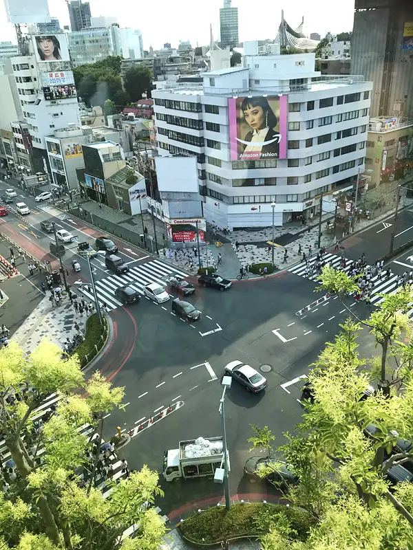 omotaesando harajuku crossing tokyo