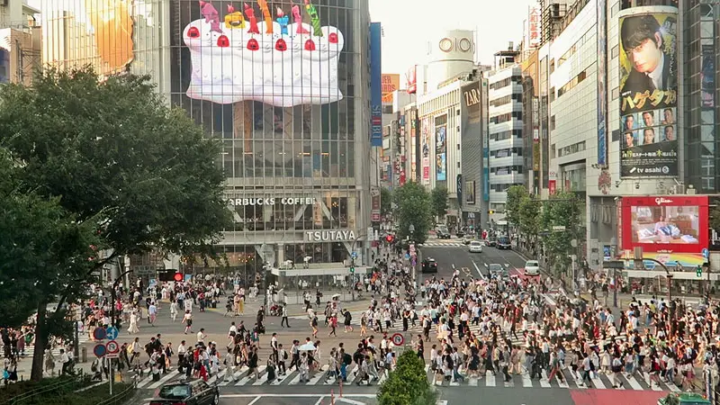 shibuya crossing, best instagrammable places in tokyo